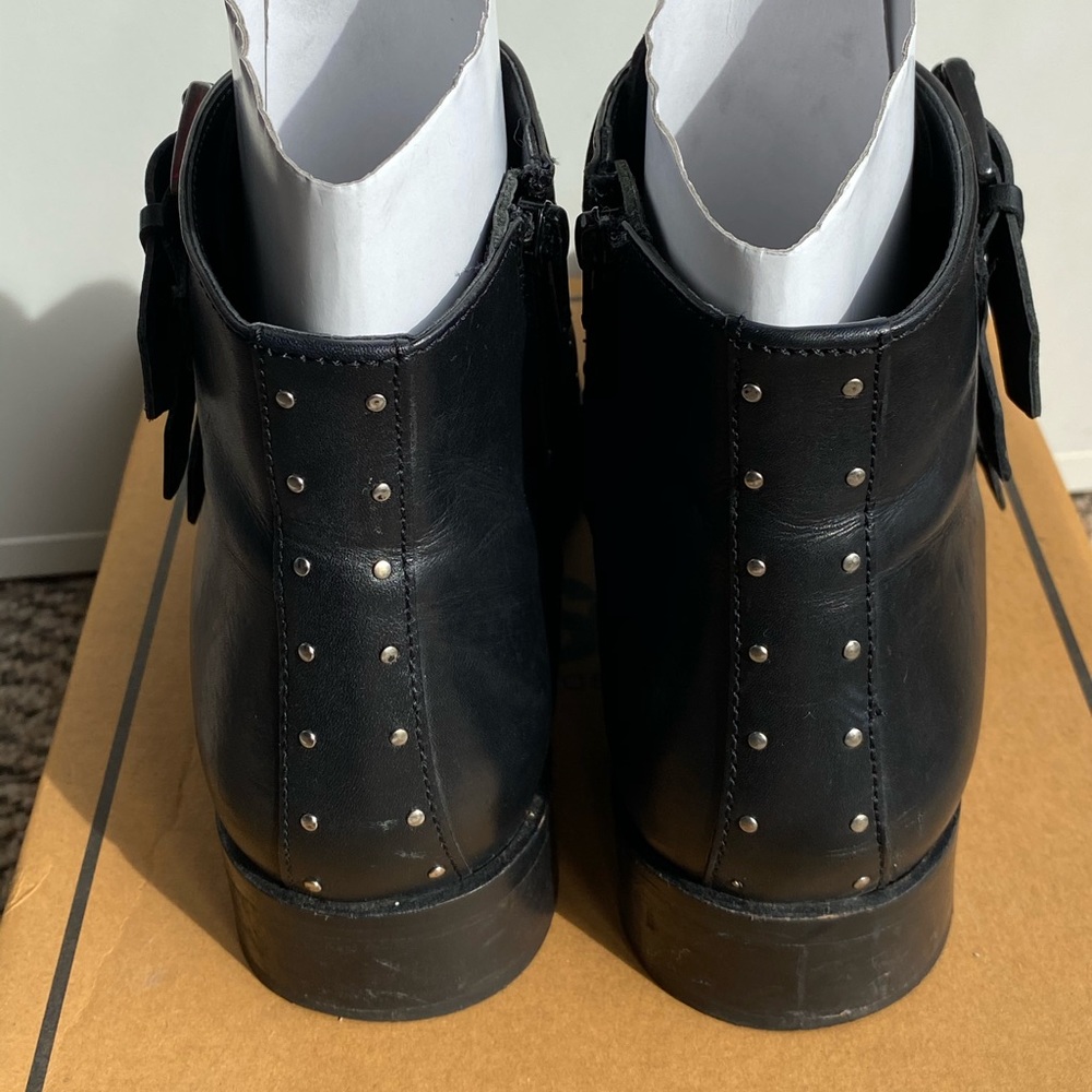 ASOS ASHLEIGH Leather Studded Ankle Boots - Picture 6 of 6